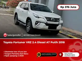 [ PAJAK PANJANG ] Toyota Fortuner VRZ 2.4 Diesel AT Putih 2018/2019