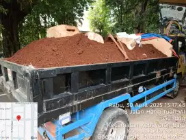 Jasa buang puing dan pengurugan