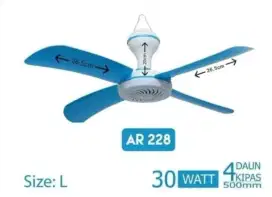 Kipas angin gantung model Baling-baling 15w,20w,30w,Baru,Murah,