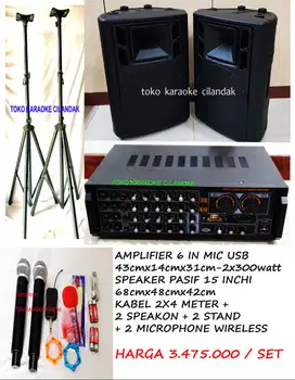 paket speaker 15in