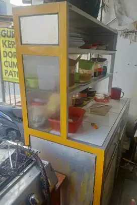 Rombong stainless kondisi bagus