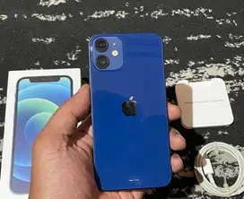 iPhone 12 Mini 64Gb Blue Ex Digimap Fullset Original Mulus No Minus