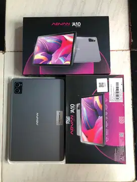 Advan Tablet A10 Wifi 10.1inci 4/64GB Anyar Gress Masih PlastikaN