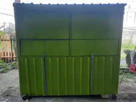 Box Container hijau muda