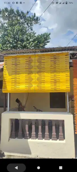 Tirai kayu, tirai bambu
