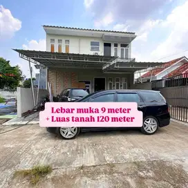 LUAS 120 meter Lebar 9 Meter 4+1 KT Lokasi Cakep Strategis