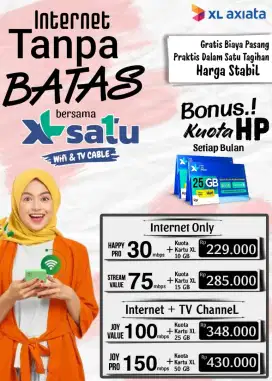 INTERNET & TV CABLE RUMAH MURAH UNLIMITED