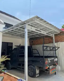 Kanopi bajaringan rumah