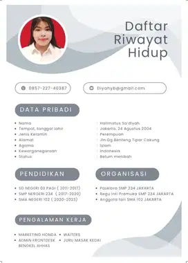 Info pekerjaan serius