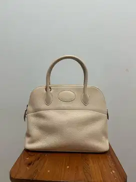 HERMES BAG ORIGINAL SECOND TIPE BOLIDE 31 CRAIE