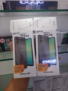 SAMSUNG A06 4/64GB GARANSI RESMI