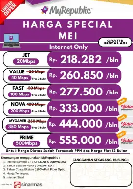 Jasa pasang wifi Internet wifi my republik