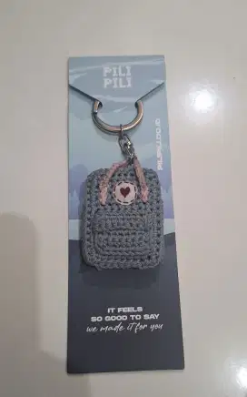 Jual Key Chain Gantungan Kunci For Kanken Pilipili Grey New
