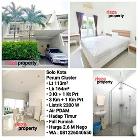 Jual Rumah Full Furnish Area Solo Kota, Dekat Sriwedari, Manahan