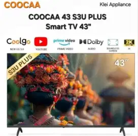 PROMO SMART TV 43 INCI COOCAA FHD NEW 2025 GARANSI 3 TAHUN