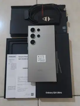 Samsung S24 Ultra 5G 12/512Gb, warna Grey SEIN, kondisi 99% Sempurna