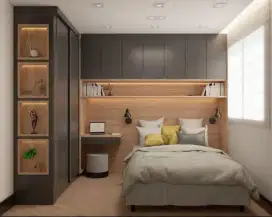 Custom furniture kitchenset lemari pakaian lemari bawah tangga DLL