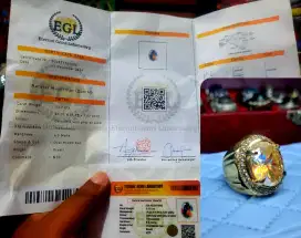 Cincin batu permata kalimaya india natural