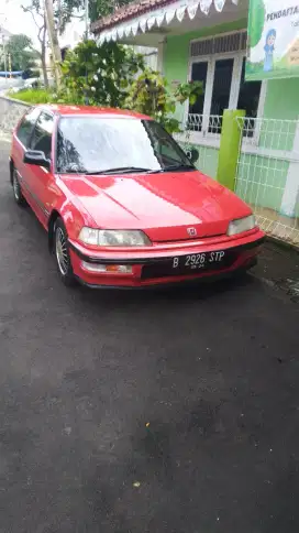 Honda Grand Civic Nouva 1990 manual merah