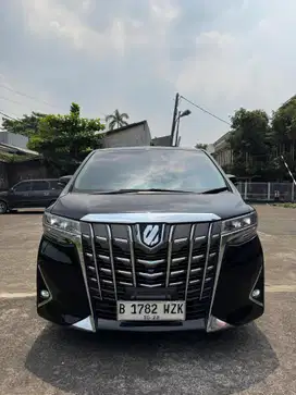 DP NOL % !!! ALPHARD G ATPM 2018 HITAM MURAH MULUS LUAR DALAM