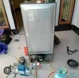 Jasa service ac service kulkas pompa air mesin cuci tambah freon dll