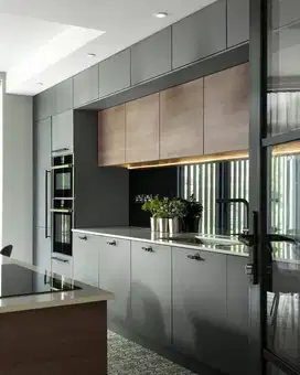 Custom Interior Kitchen Set, Backdrop TV, Lemari, Wardrobe
