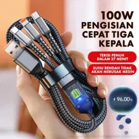 Kabel charger 3 kepala