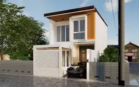 Rumah Lantai 2 Minimalis Konsep Villa