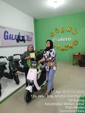 Sepeda Listrik Ofero Titi Kuning