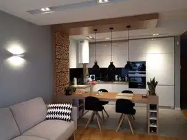 Custom Interior Kitchen Set, Backdrop TV, Lemari, Wardrobe