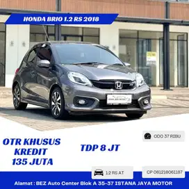 [KM 37RB] Honda Brio 1.2 RS AT 2018 Abu