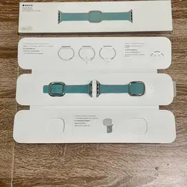 Strap apple watch leather modern buckle blue jay 38/40/41 original
