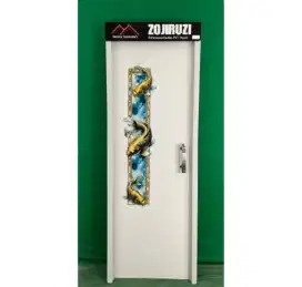 Pintu kamar mandi motif