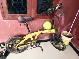 SEPEDA LIPAT ODESSY 20 INCH BARU 1 X PAKAI