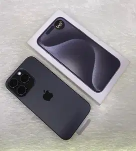 iPhone 15 Pro 128GB Black Resmi iBox Mulus