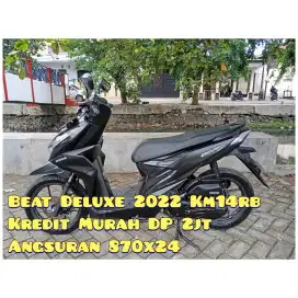 Beat New Deluxe 2022 Hitam Doff Km15rb