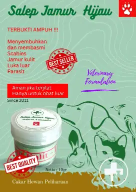 Salep jamur kucing dan anjing