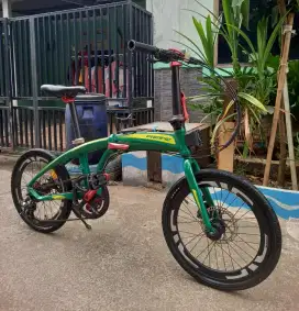Sepeda Lipat Pacific Noris 2.1 Alloy Uk 20 Inc Speed 1 X 8 Altus