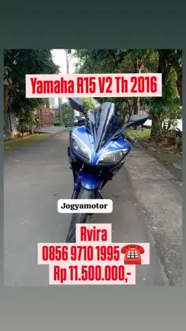 Yamaha R15 V2 Th 2016 plat depok