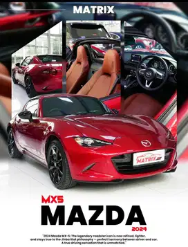 Mazda MX5 2024 Nik2023 Red on brown Siap pakai