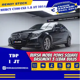 [Dp Low]Mercedes-Benz C200 1.8 CGI Avantgarde Sedan AT 2014 Hitam