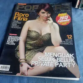 Majalah popular tahu 90an deng cover artis lama