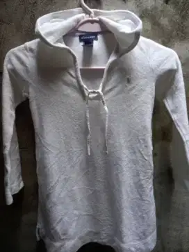 Preloved Ralp Lauren Kupluk Putih Mulus kayak baru. Ukuran: S
