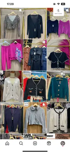 Jual baju thrifting perempuan