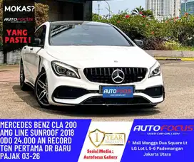 Mercedes Benz Mercy CLA200 CLA 200 AMG Line AT 2018 Sunroof Pajak 2026