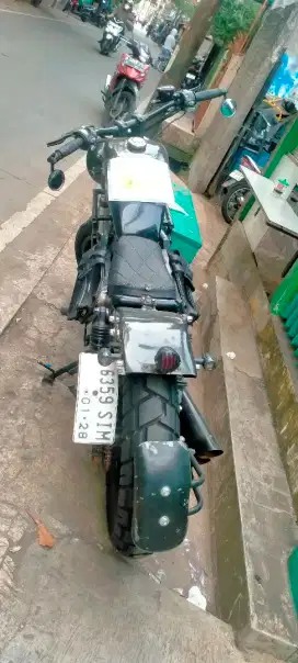 Motor custom  Yamaha scorpio buat yg hobby