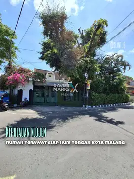 Rumah terawat di area kepulauan Klojen Malang