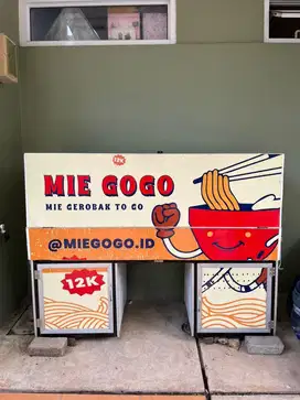 Jual Gerobak Mie Ayam Siap Pakai