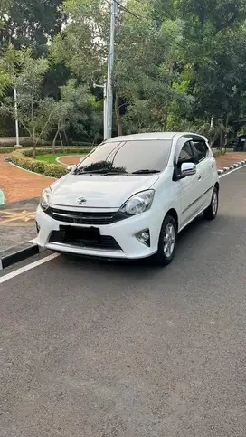 Toyota Agya G Manual 2014 Putih Low Km Terawat Siap Pakai