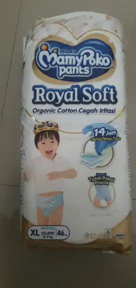 Mamypoko Royal Soft XL 46 Pants Celana NEW BARU Produksi 2025 Popok